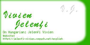 vivien jelenfi business card